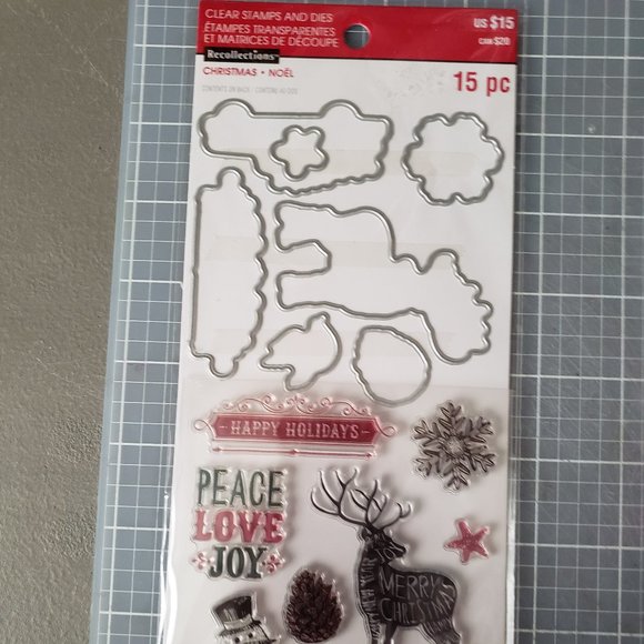 Recollections "Christmas - Noel" Stamp & Die Collection - Picture 1 of 3